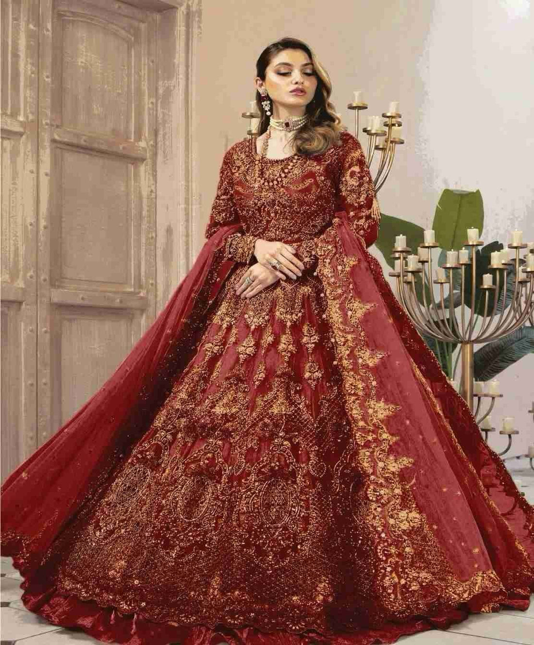 MEHROON COUTURE MAXI