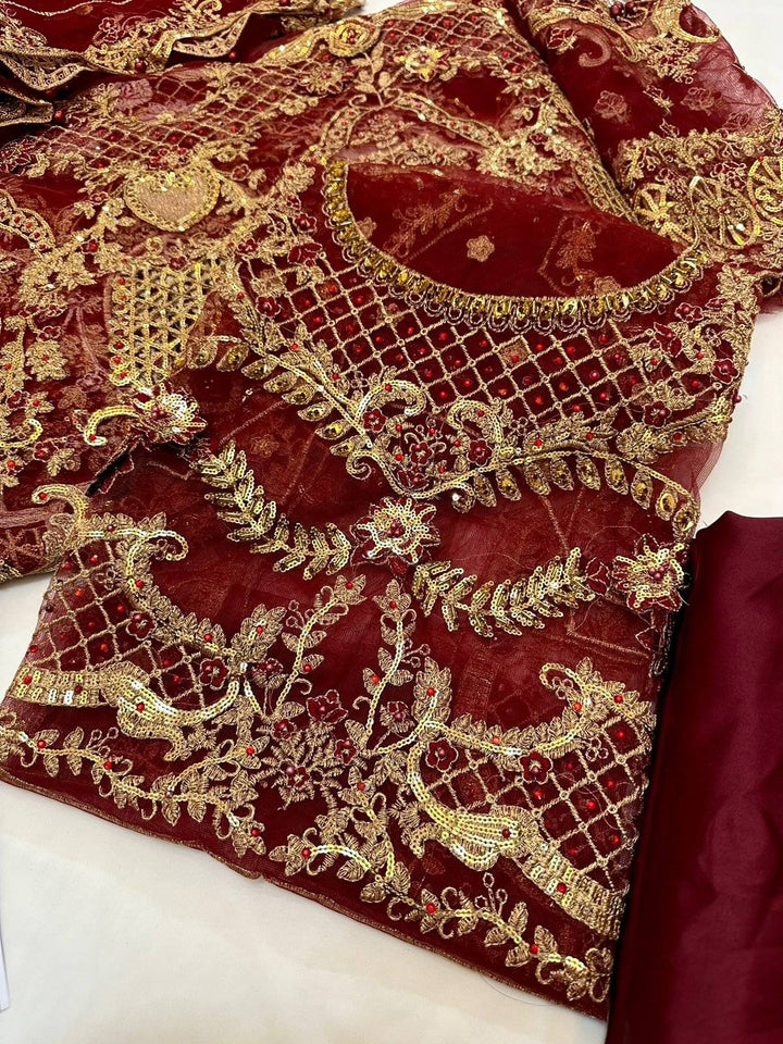 MEHROON COUTURE MAXI