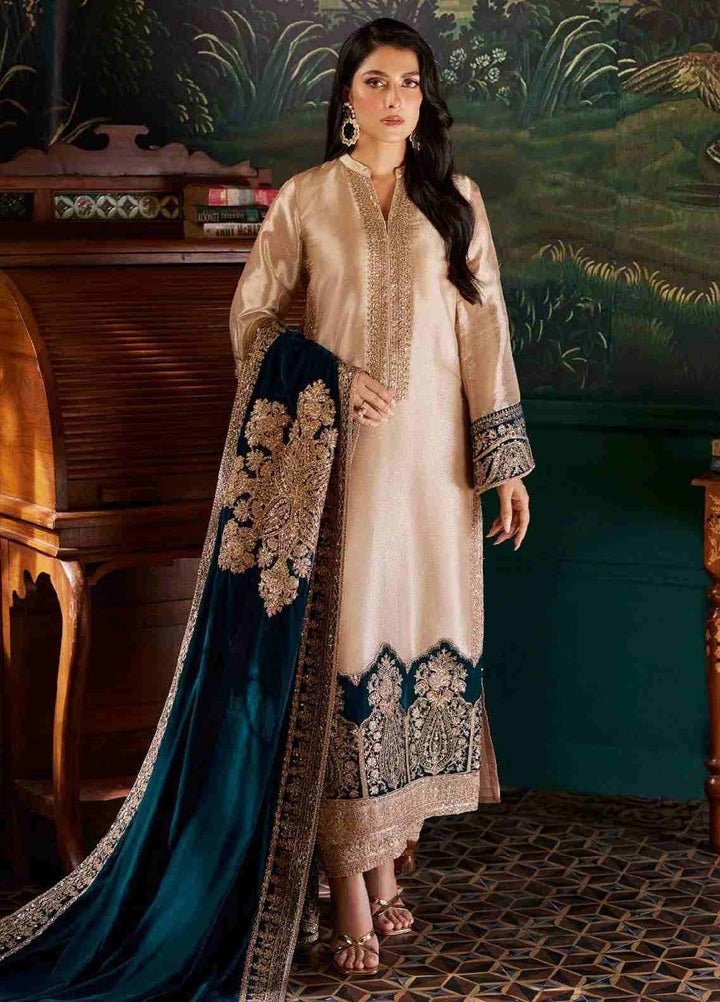 Z.C BROCADE VELVET SHAWL