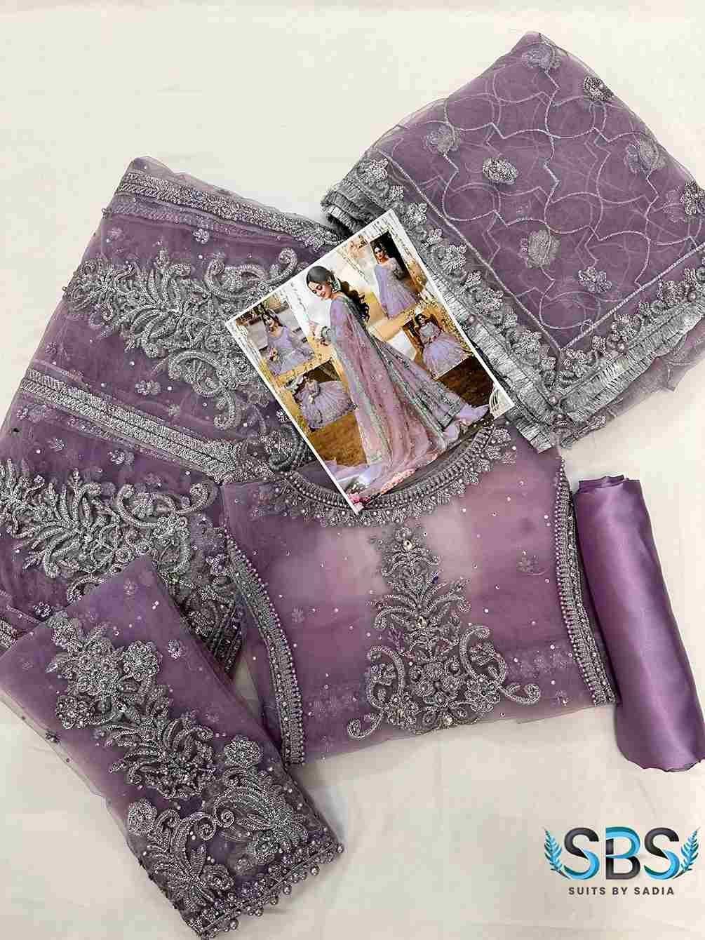 Aiman khan Now In lilac Color