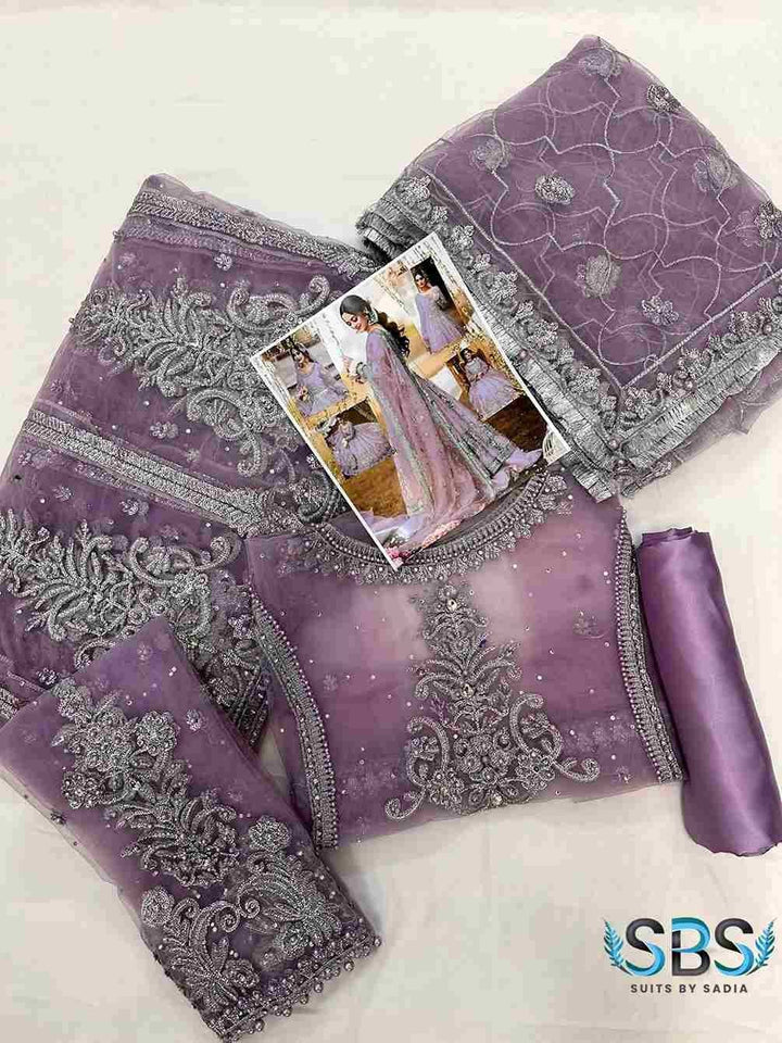 Aiman khan Now In lilac Color