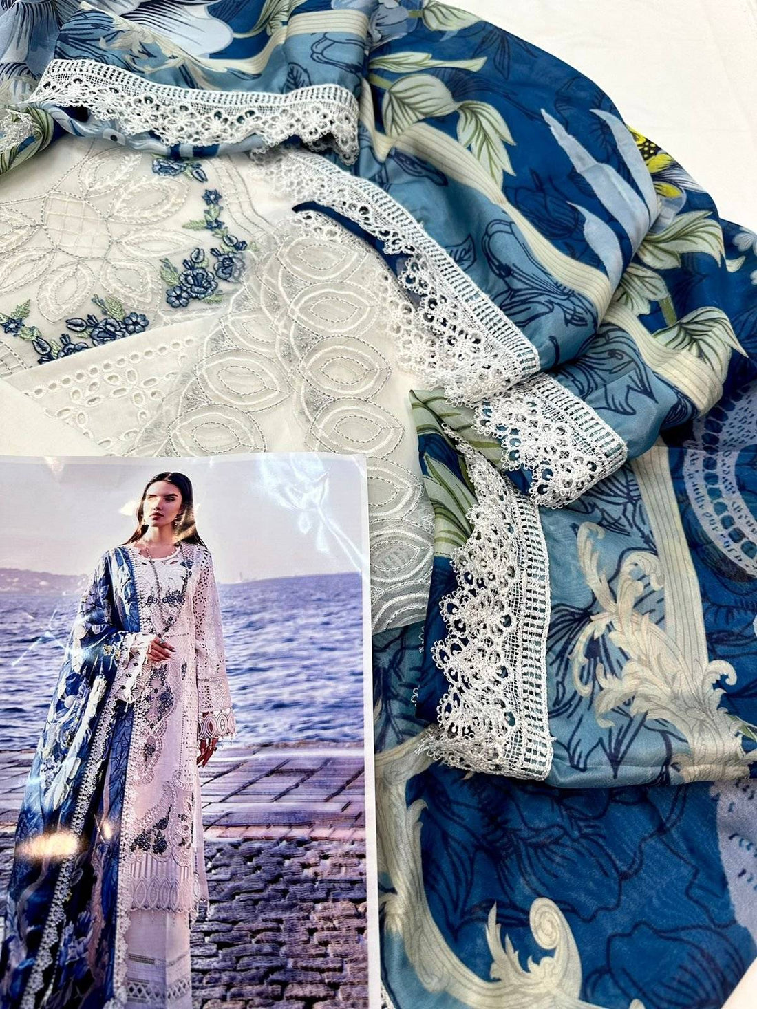 Adan Libas LAWN / Silk dupatta
