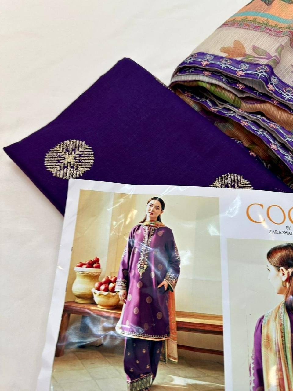 Coco By Zarashjha Lawn purple