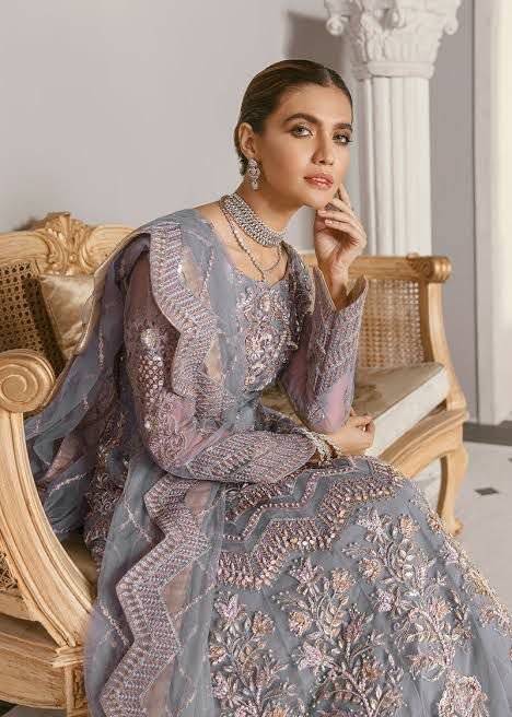 Akbar Aslam purple Maxi