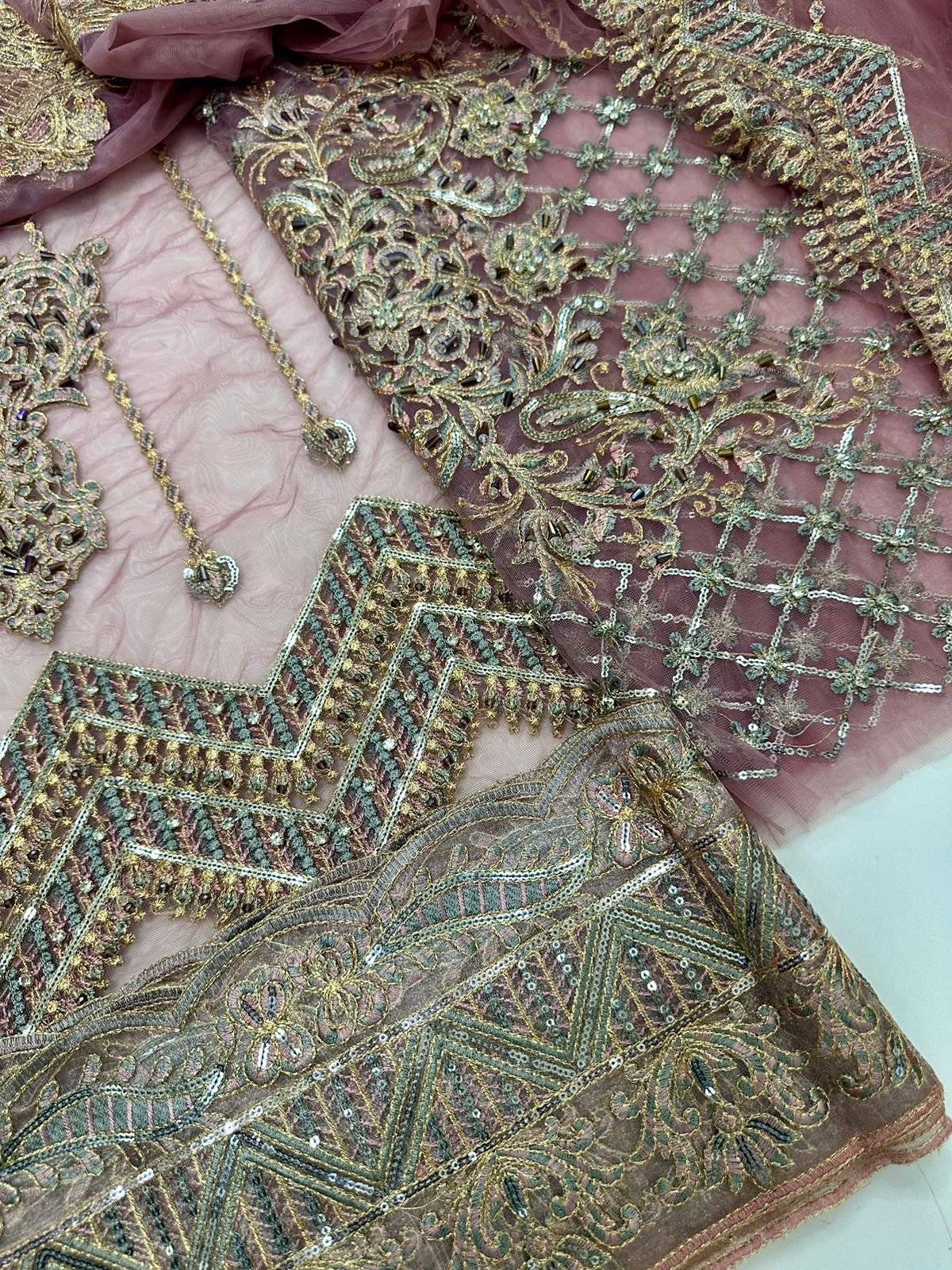Akbar Aslam purple Maxi