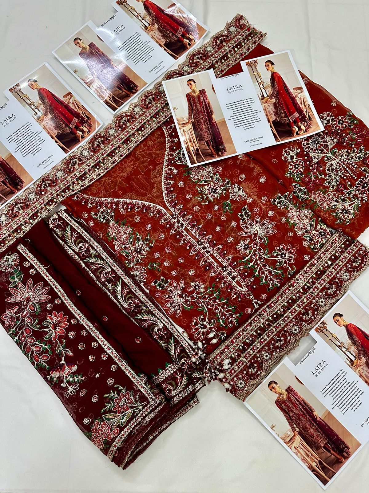 GULAAL LAIRA PURE CHIFFON