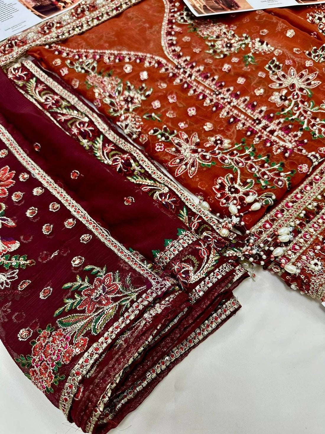 GULAAL LAIRA PURE CHIFFON