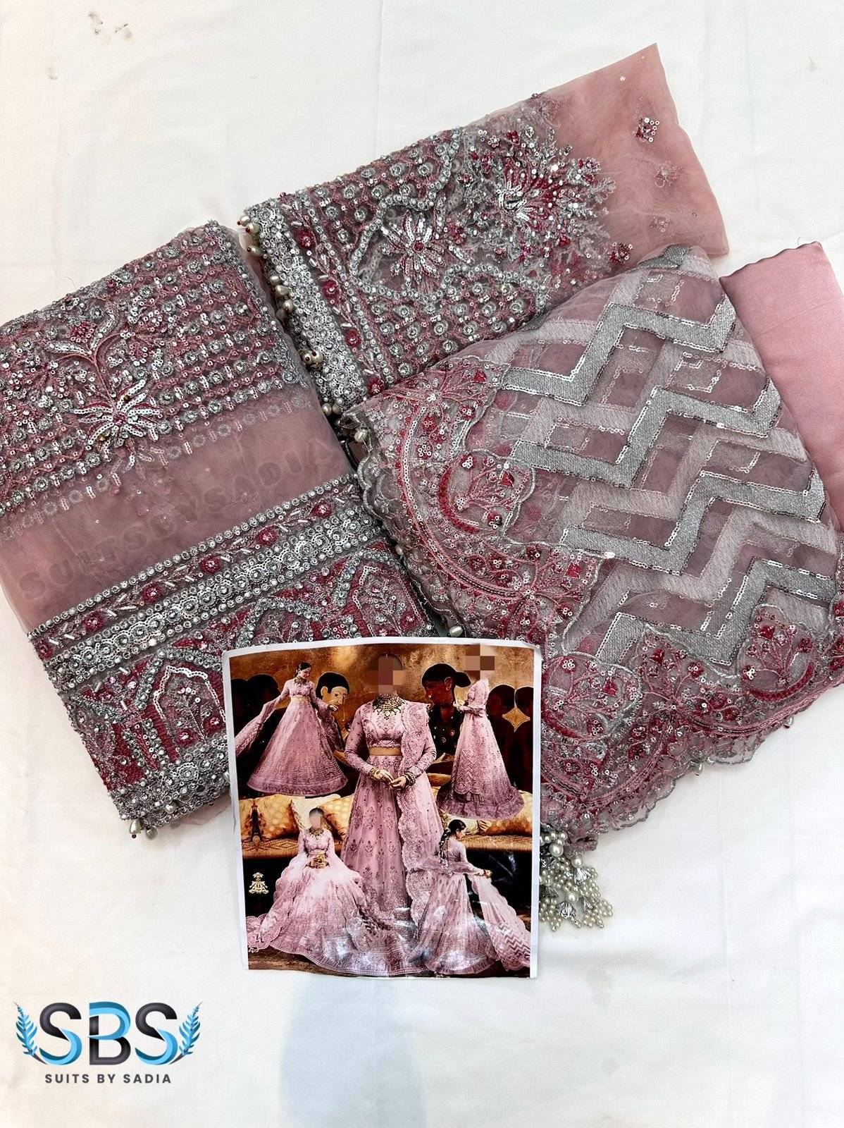 HANIA SHEHNAI PINK MAXI