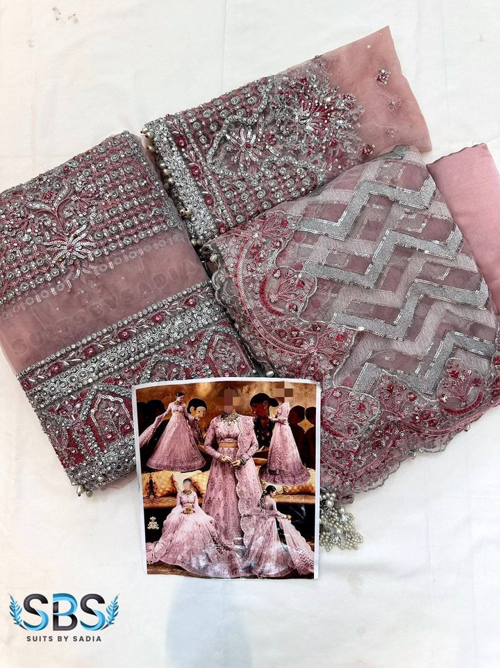 HANIA SHEHNAI PINK MAXI