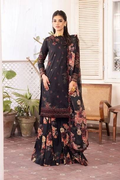 IZNIK KOYAL BLACK LAWN