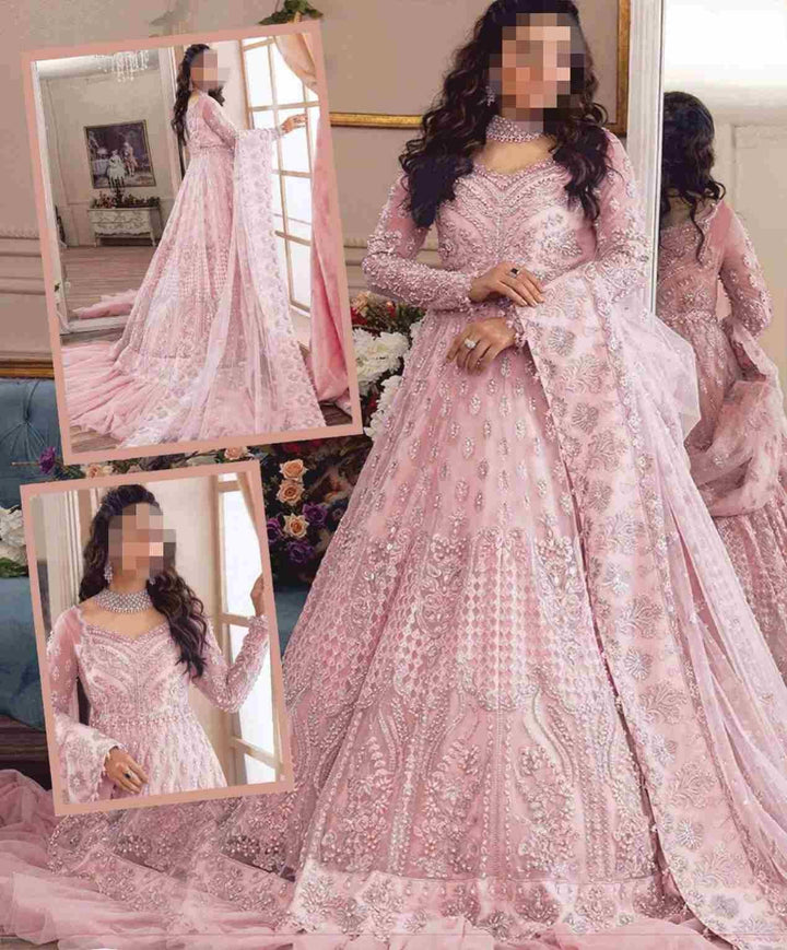 ANAYA FRILL IN PINK MAXI