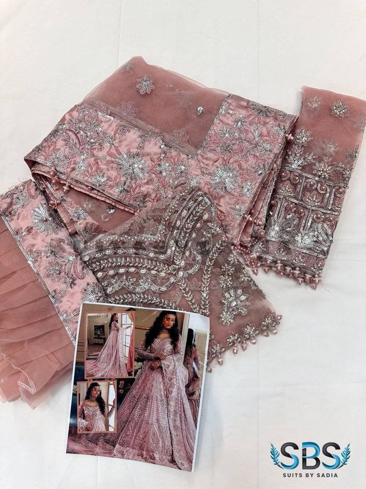 ANAYA FRILL IN PINK MAXI