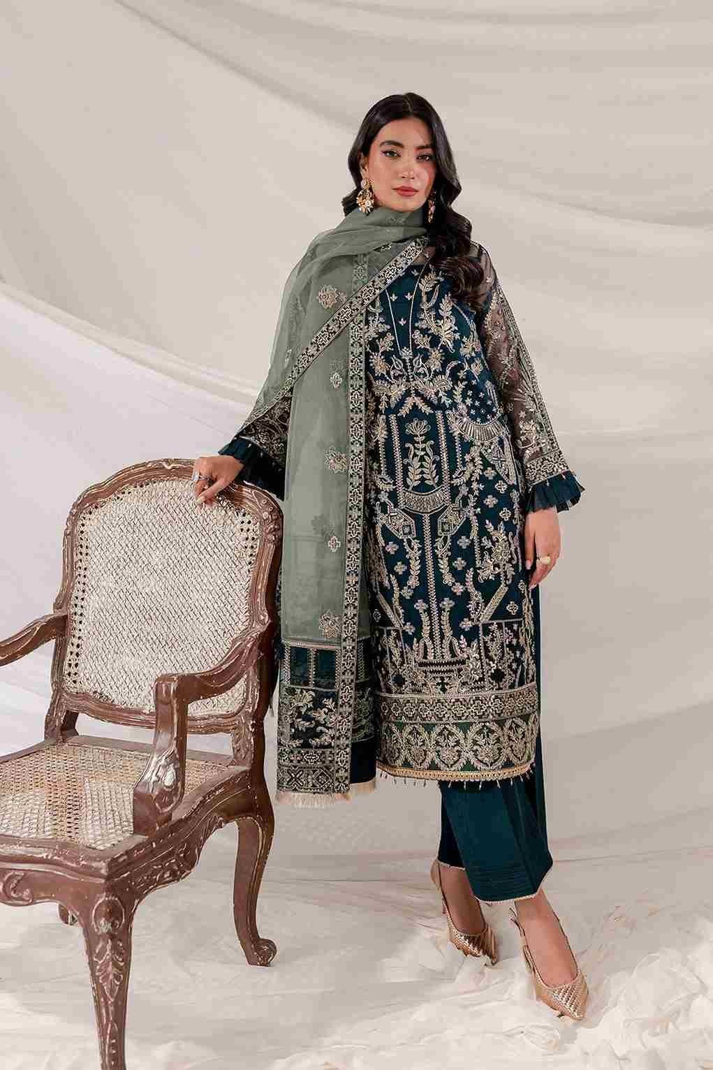 FARSHA TEAL BLUE IRGANZA