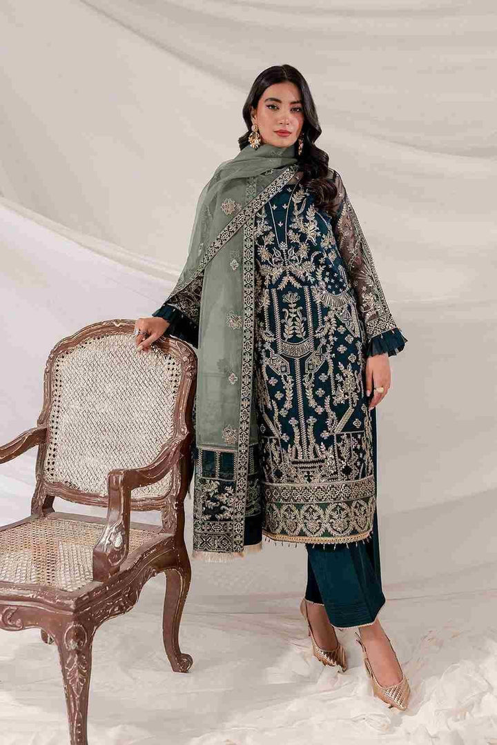 FARSHA TEAL BLUE IRGANZA