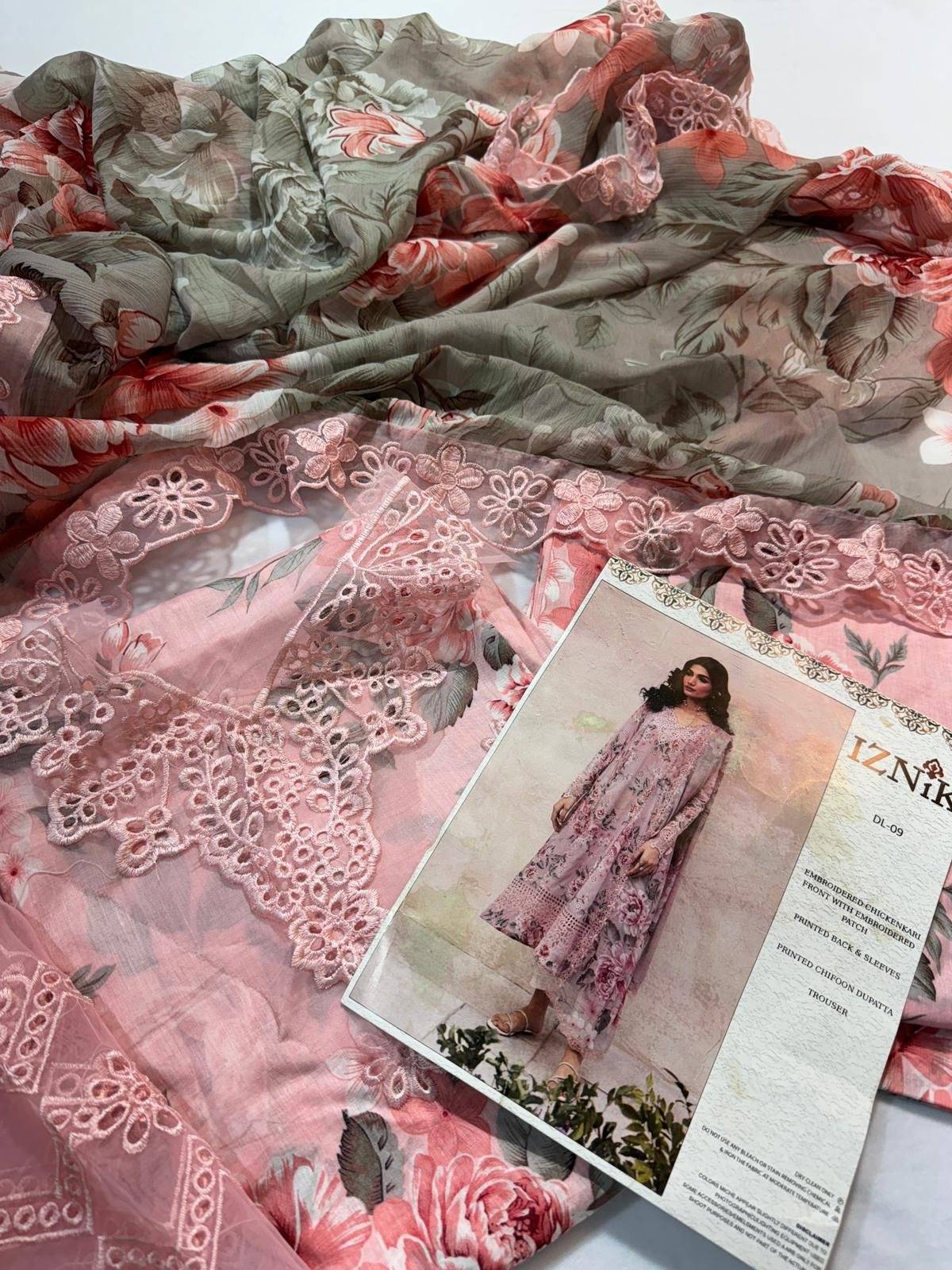 IZNIK PONI PINK LAWN