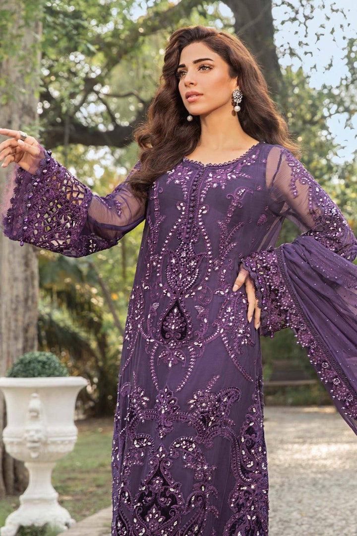 M.B Chiffon Purple 2024 New Book