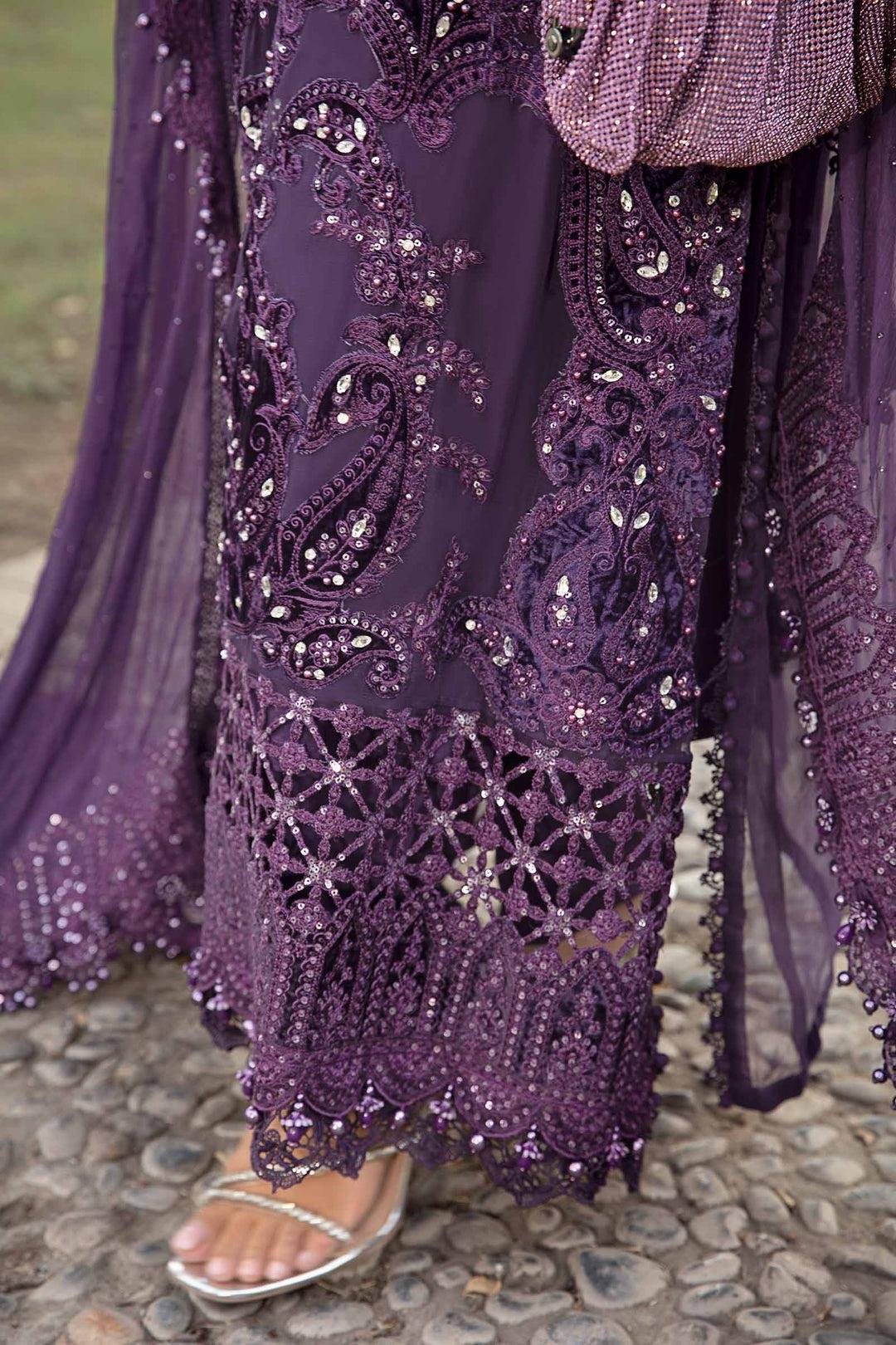 M.B Chiffon Purple 2024 New Book