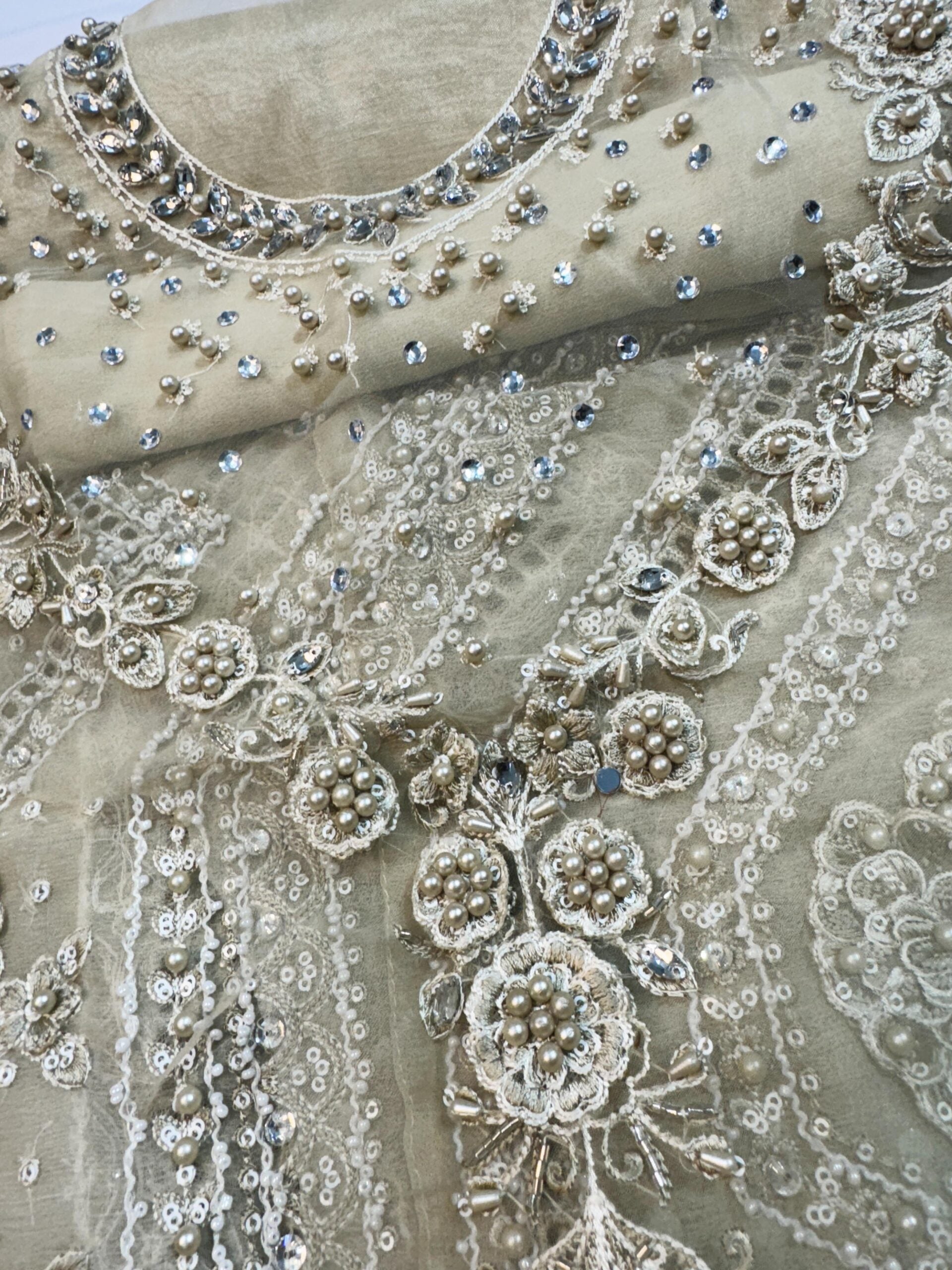 M.B CHIFFON OFFWHITE New