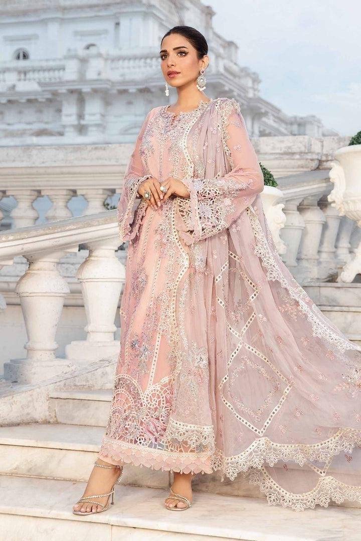 M.B POLY PINK CHIFFON