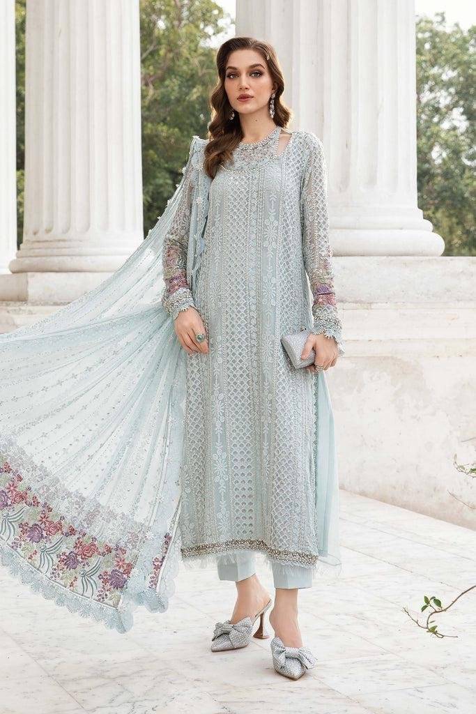 M.B SKY POWDER CHIFFON