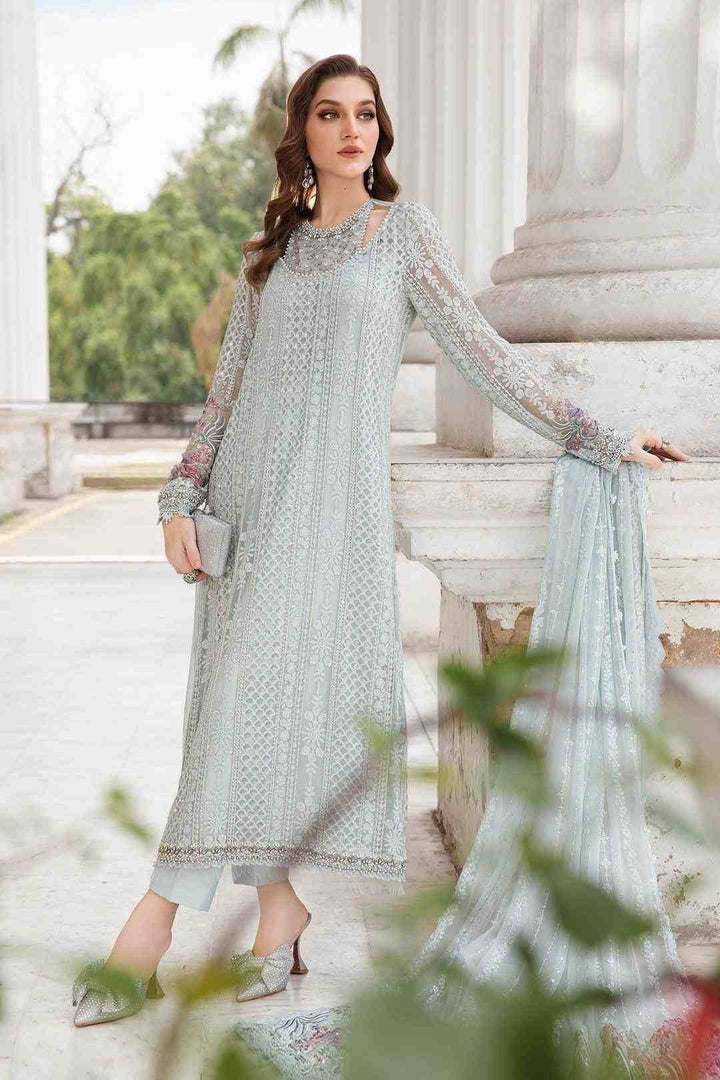 M.B SKY POWDER CHIFFON