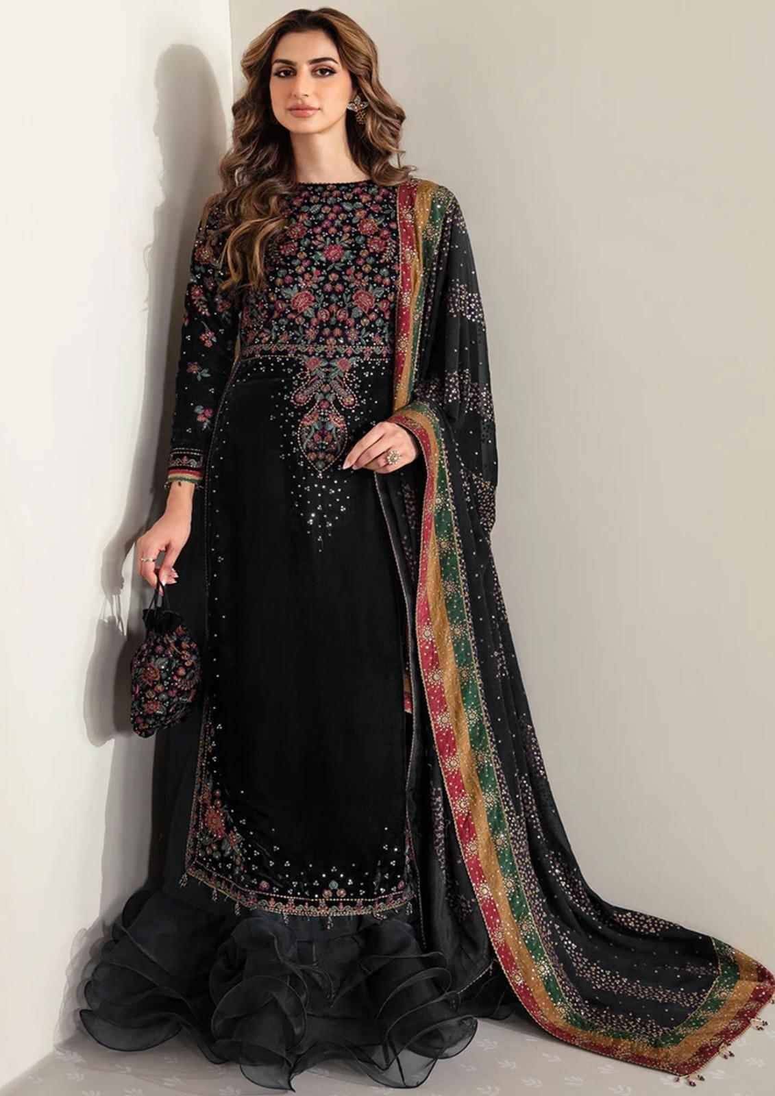 JAZMIN VELVET 23 in BLACK