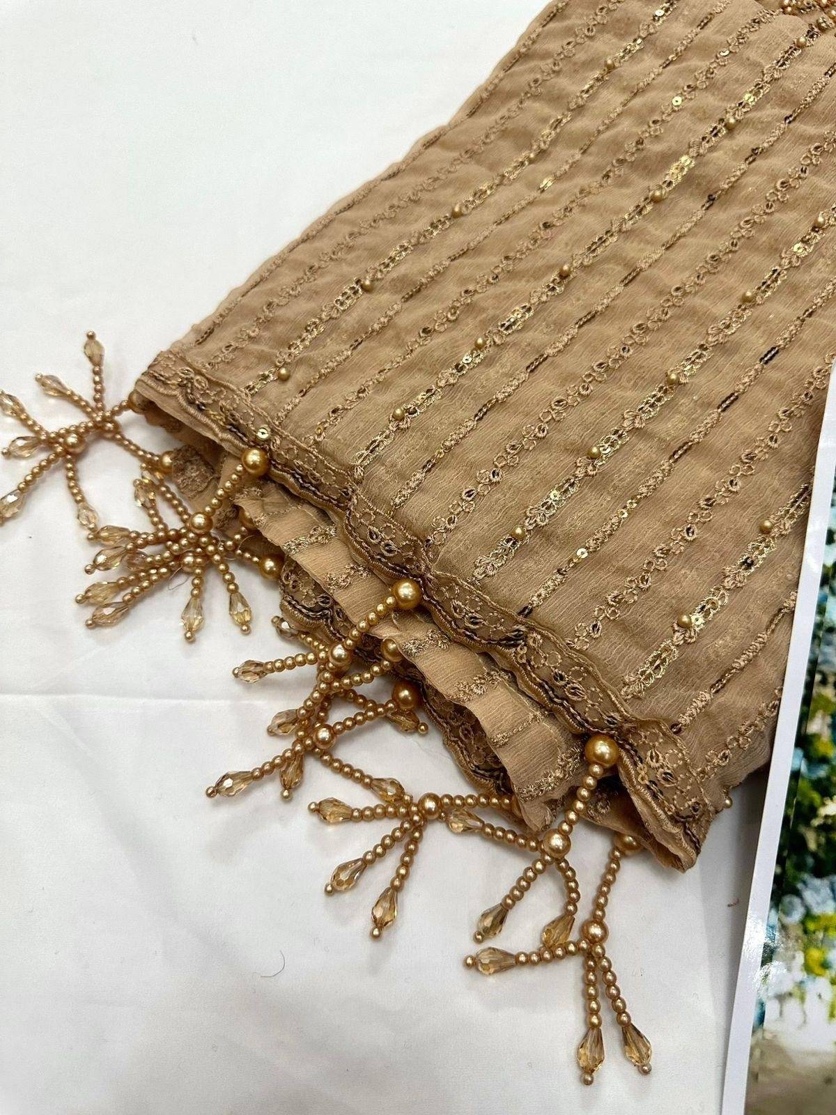 AROOJ JATOI SAREE IN CHIFFON