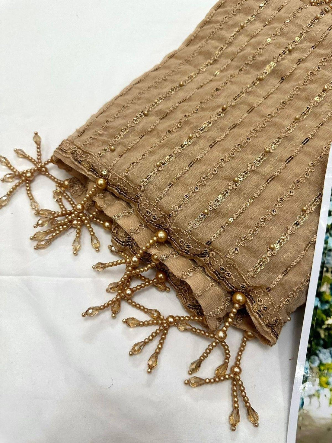 AROOJ JATOI SAREE IN CHIFFON