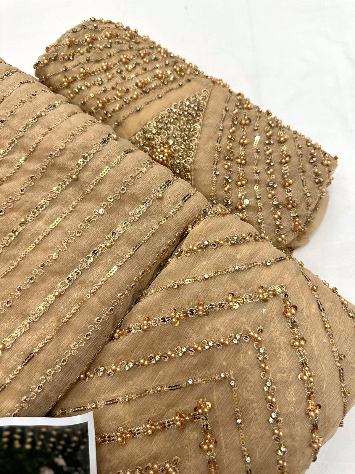 AROOJ JATOI SAREE IN CHIFFON