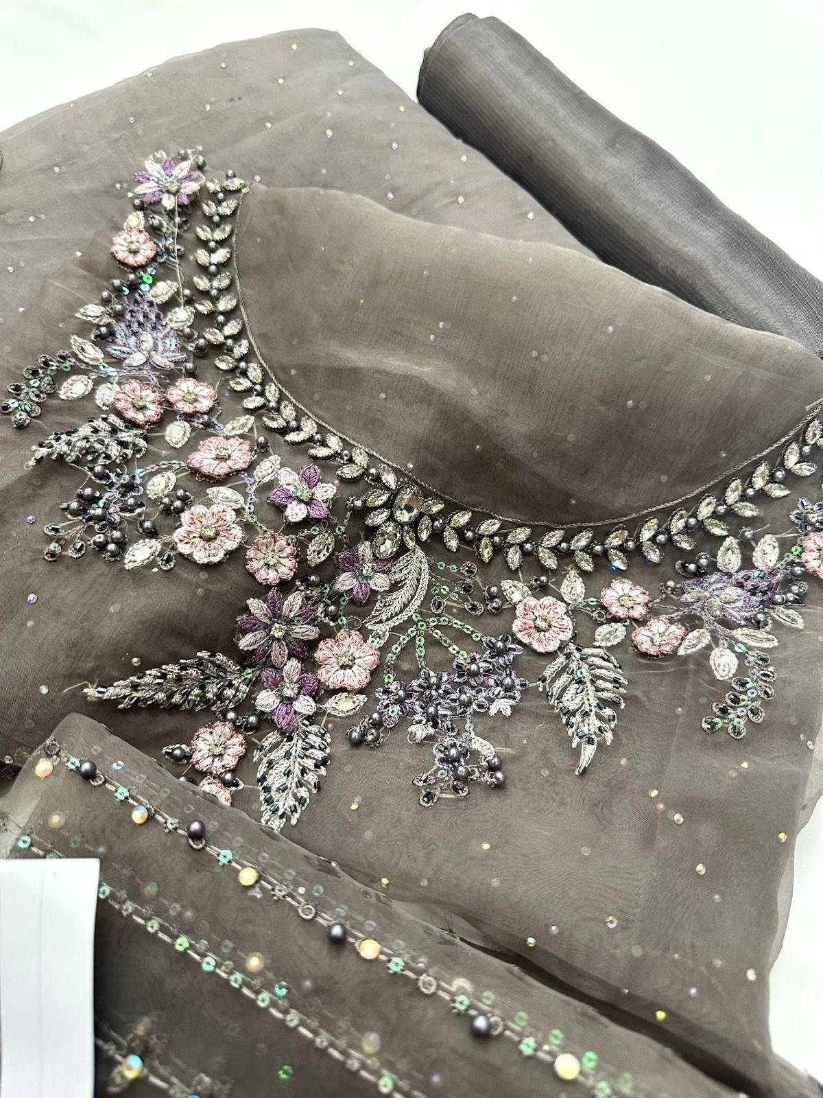 M.B Greey Saree 24