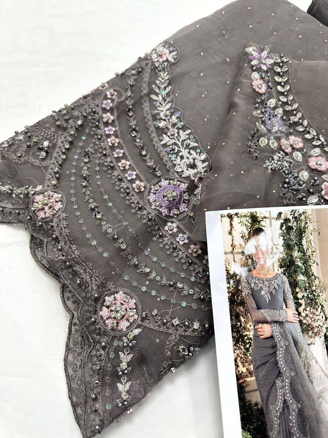 M.B Greey Saree 24