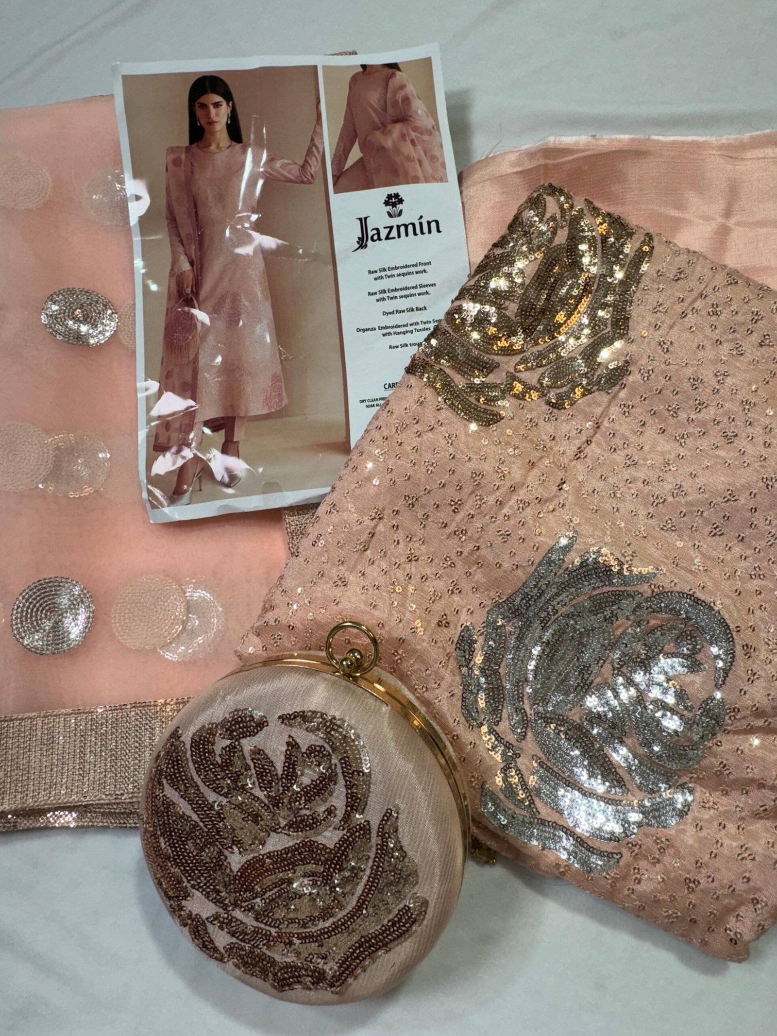 JAZMIN CLUTCH PEACH