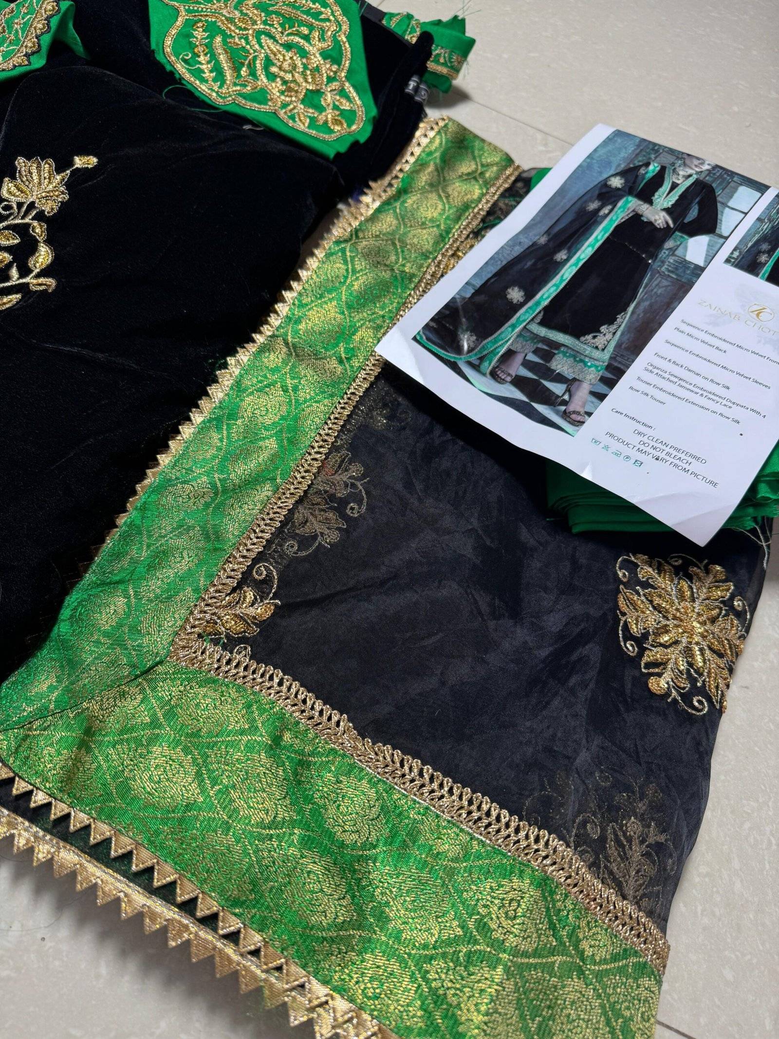 ZAINAB.CHOTANI VELVET Vanya