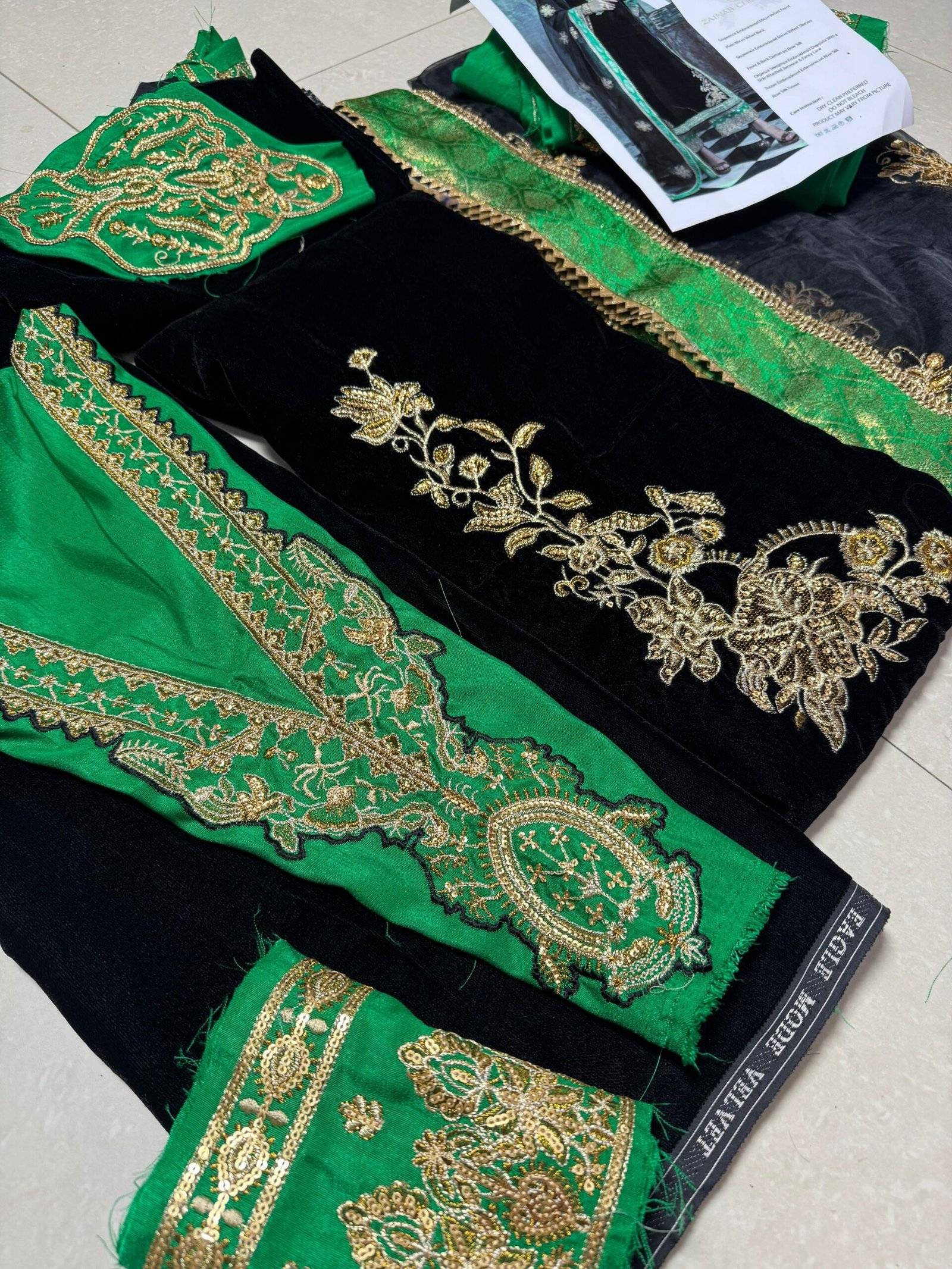 ZAINAB.CHOTANI VELVET Vanya