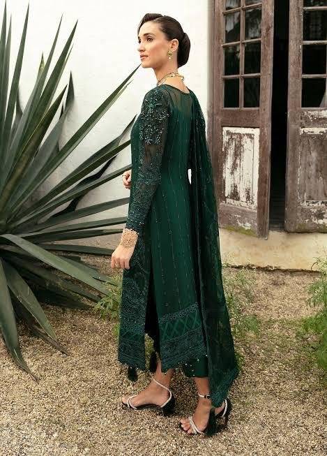 GULAL EMERALD CHIFFON SQUUASH