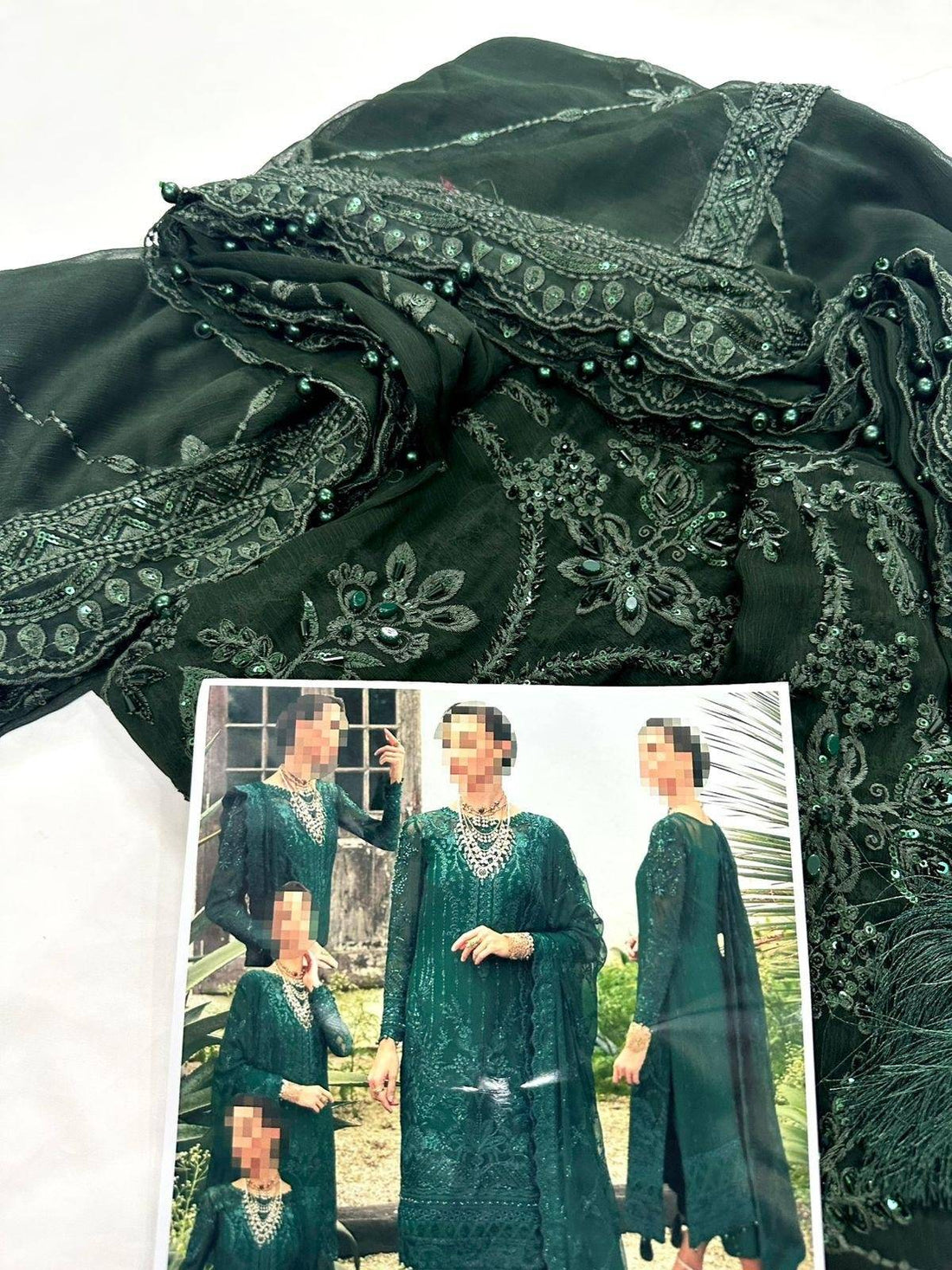 GULAL EMERALD CHIFFON SQUUASH