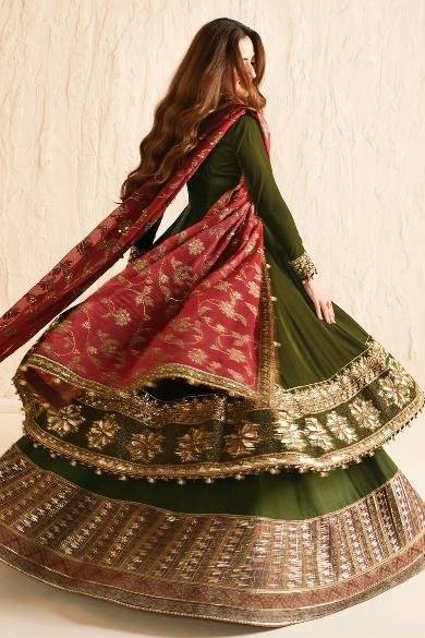 JAZMIN ANARKALI VELVET LENGHA