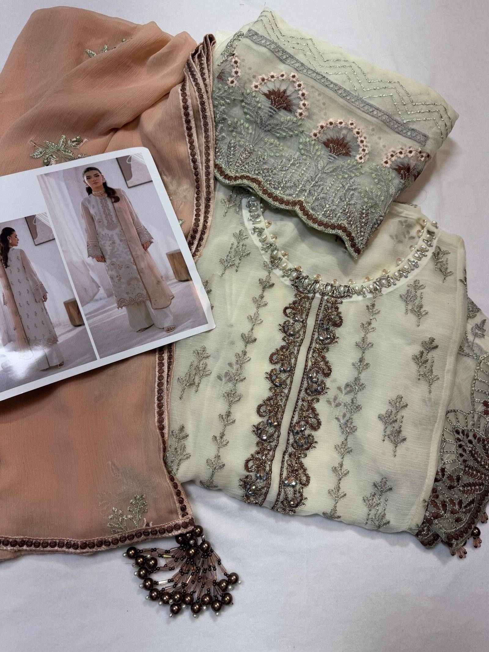 FLOSSIE SEMI PURE CHIFFON MIA