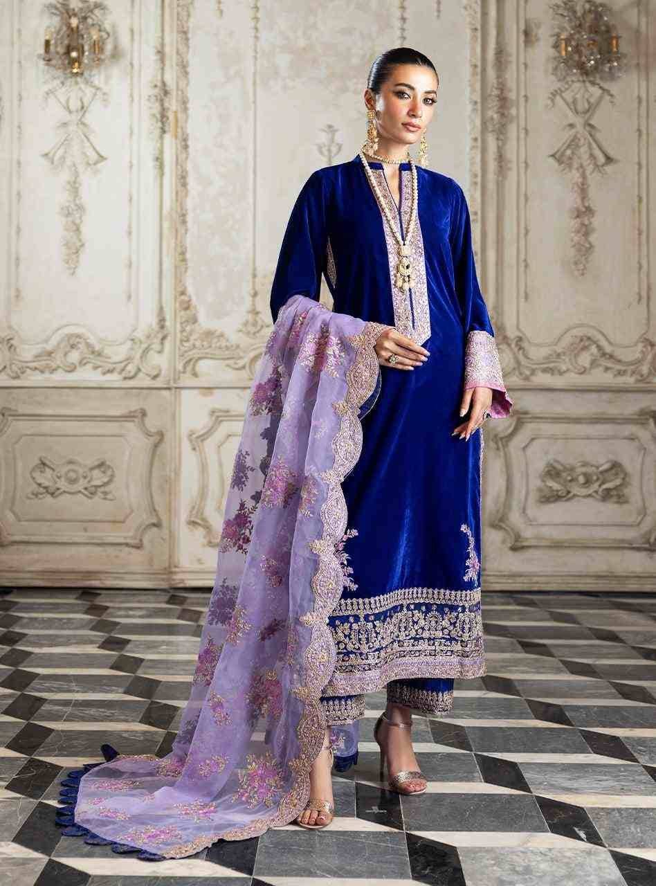 ZAINAB CHOTANI’s Sifra VELVET BLUE
