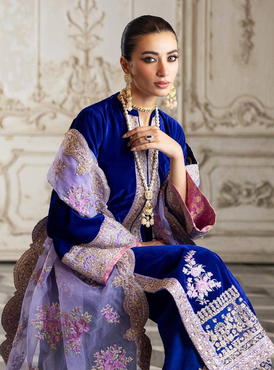 ZAINAB CHOTANI’s Sifra VELVET BLUE
