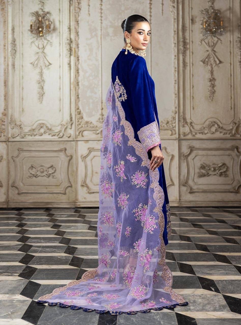 ZAINAB CHOTANI’s Sifra VELVET BLUE