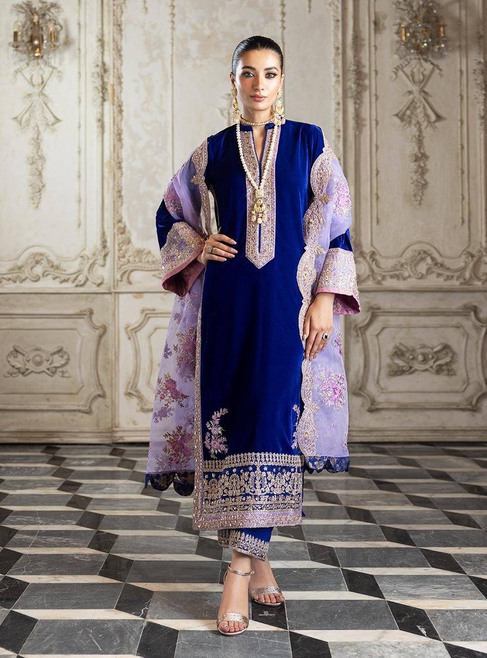 ZAINAB CHOTANI’s Sifra VELVET BLUE