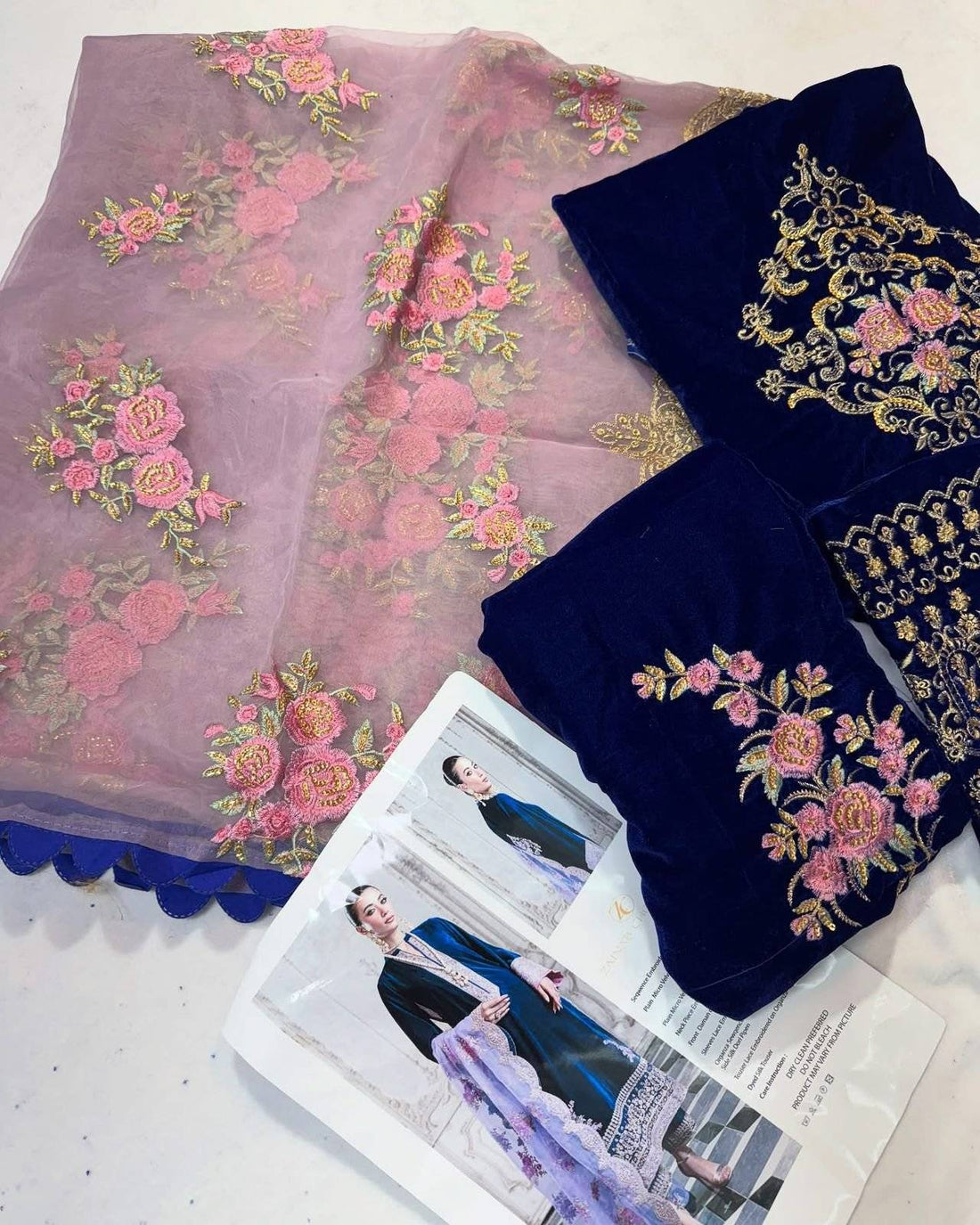 ZAINAB CHOTANI’s Sifra VELVET BLUE