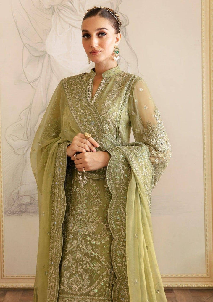 Gulal pistachio green chiffon (Almendra)