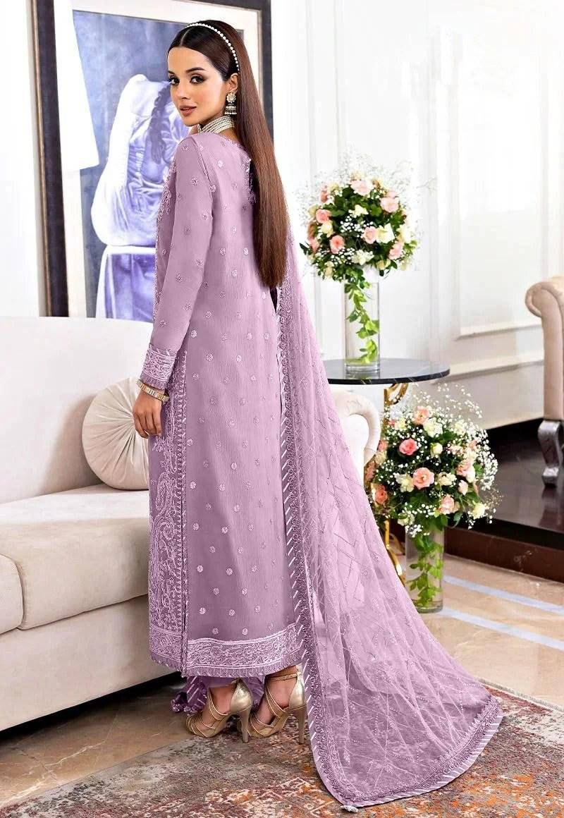 Asim jofa Soft chiffon purple