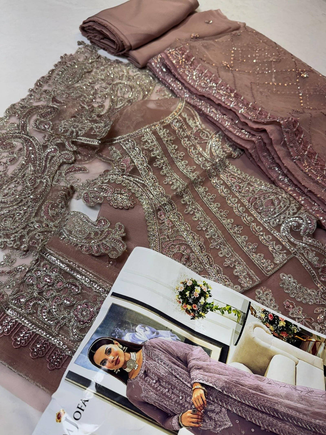 Asim jofa Soft chiffon purple