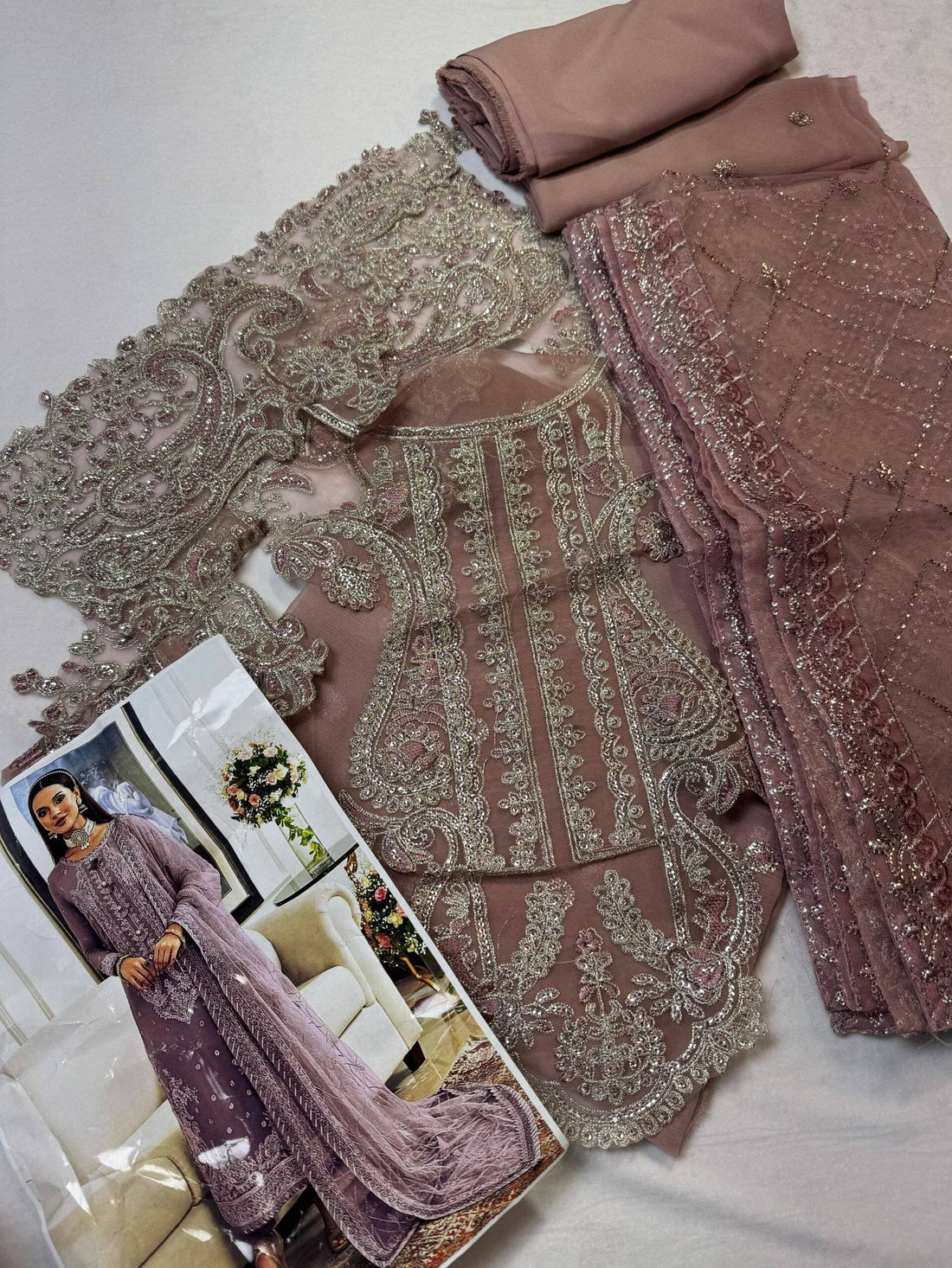 Asim jofa Soft chiffon purple