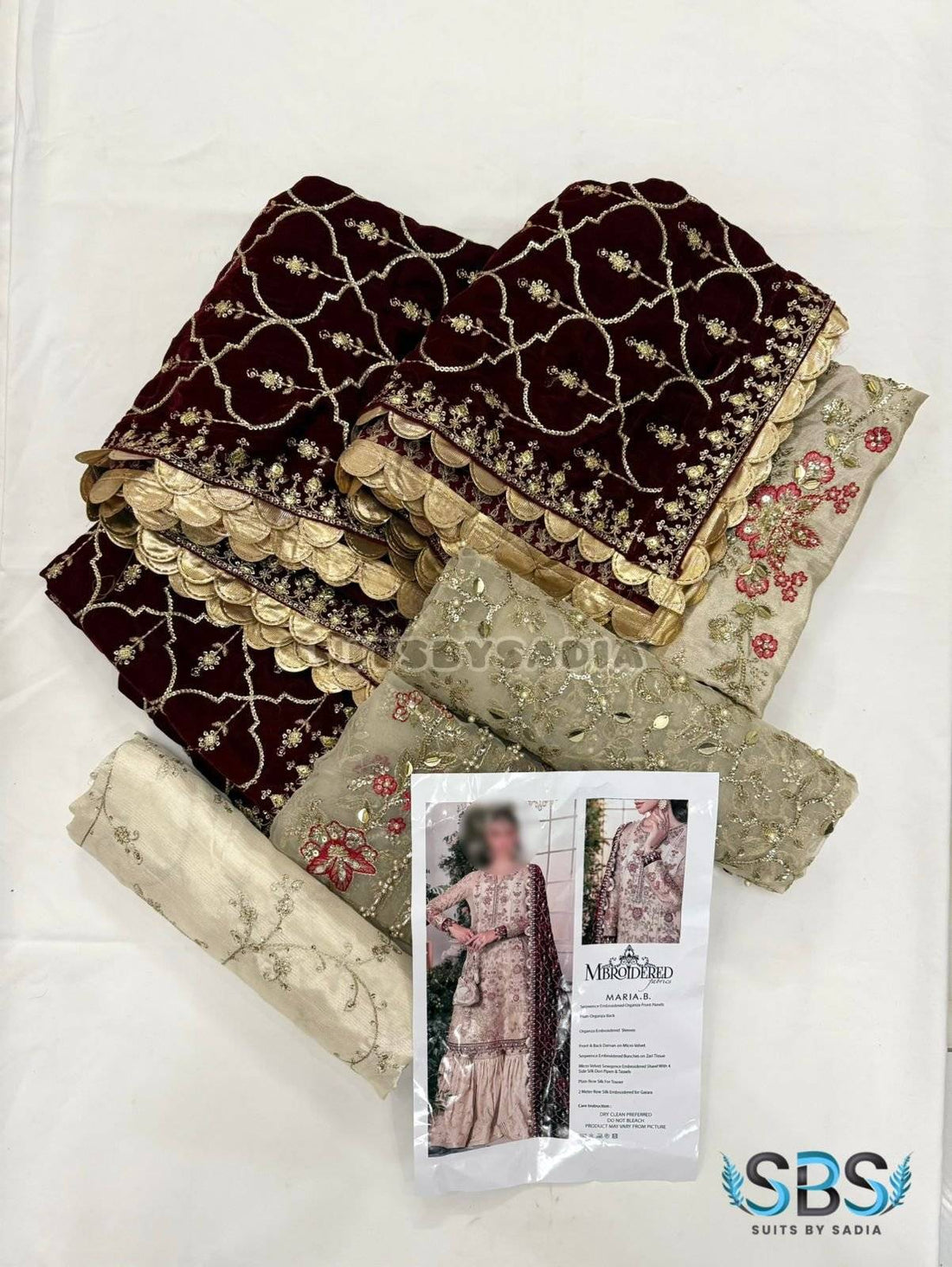 M.B Garara new (Velvet shawl)