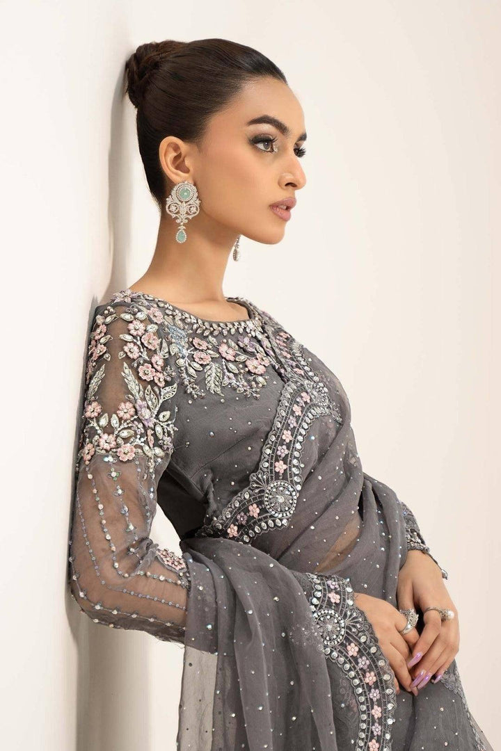 M.B SAREE CHIFFON SURMAI
