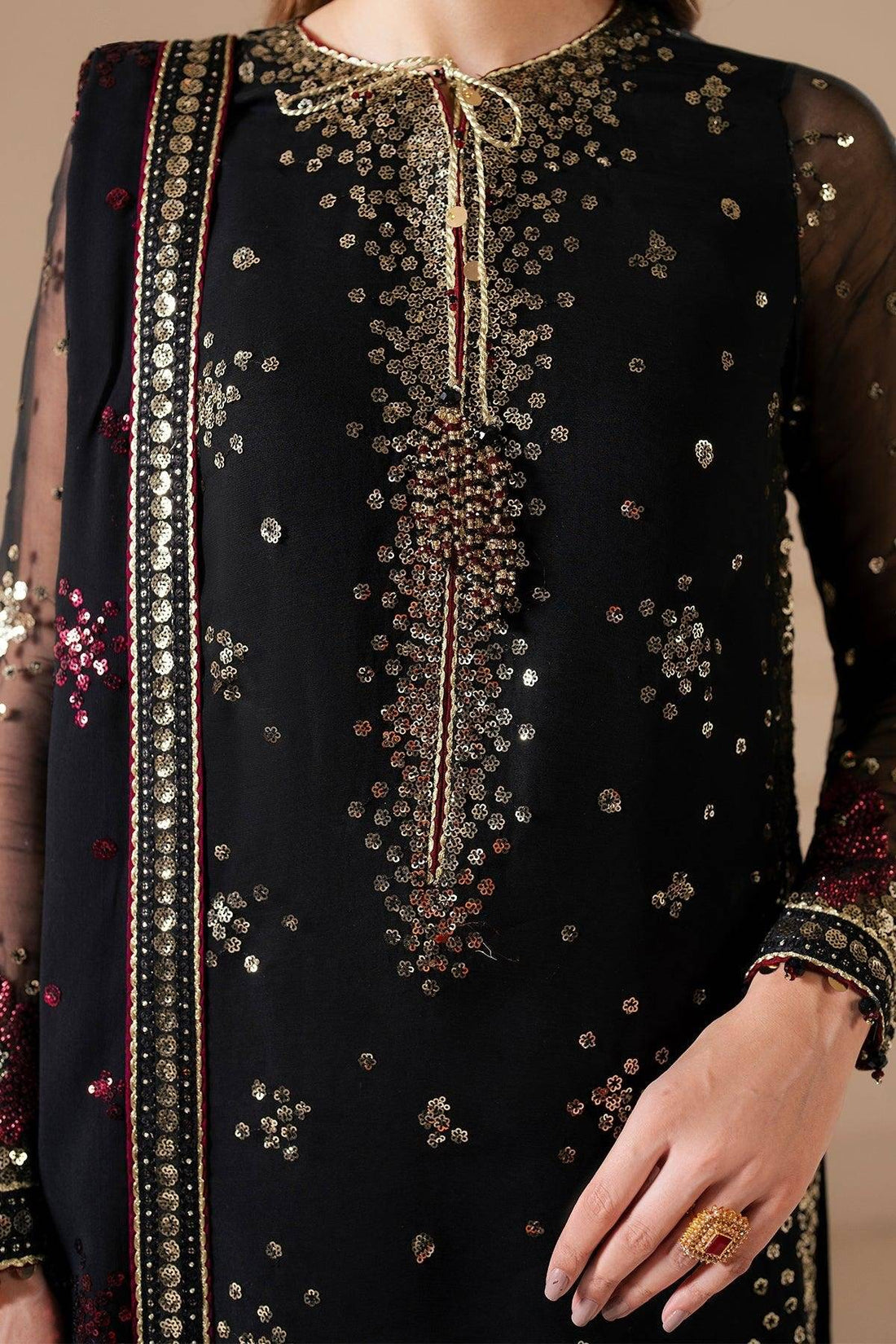JAZMIN BLING SEQUENCE CHIFFON